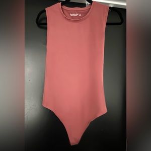 Seamless Fabric Tank Bodysuit (A&F)